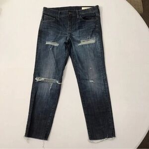 Treasure & Bond Midrise Boyfriend Distressed Jeans